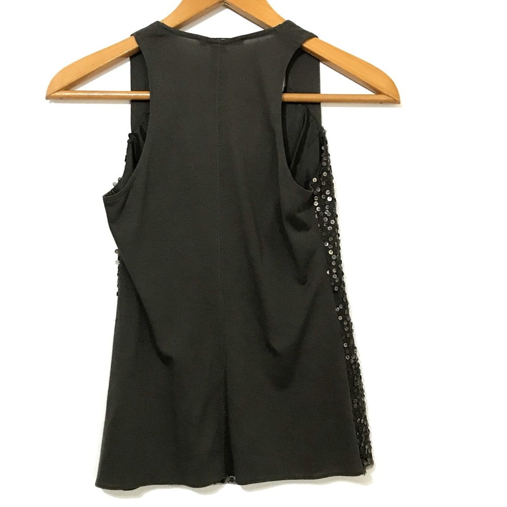 Nanette Lepore Olive Sequin Tank Top - Picture 6 of 6